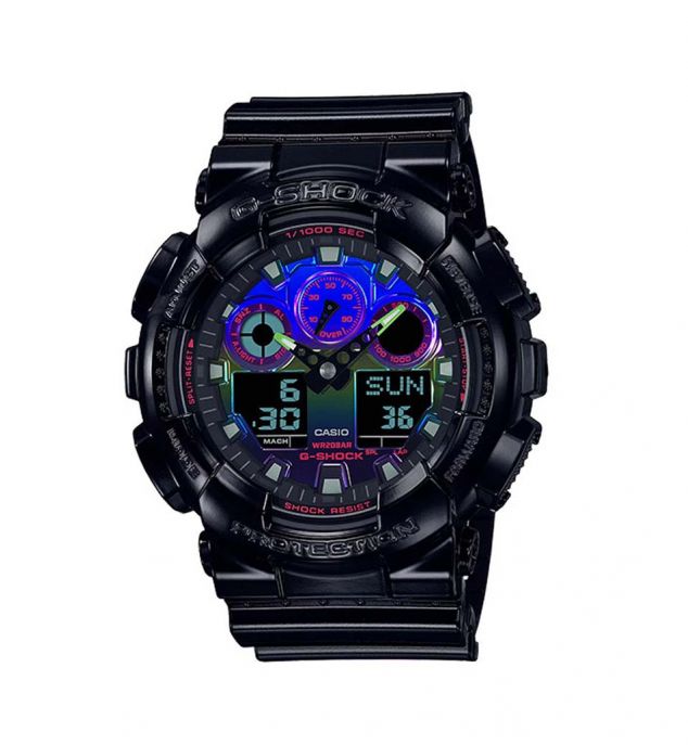 ساعت کاسیو جی شاک  GA-100RGB-1ADR