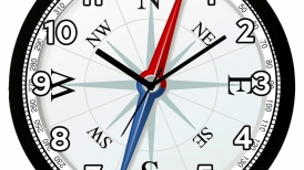 طریقه استفاده از ساعت آنالوگ به عنوان قطب نما